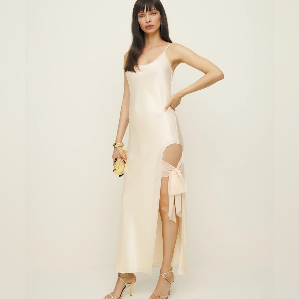 NWT Reformation Malorie Silk Dress